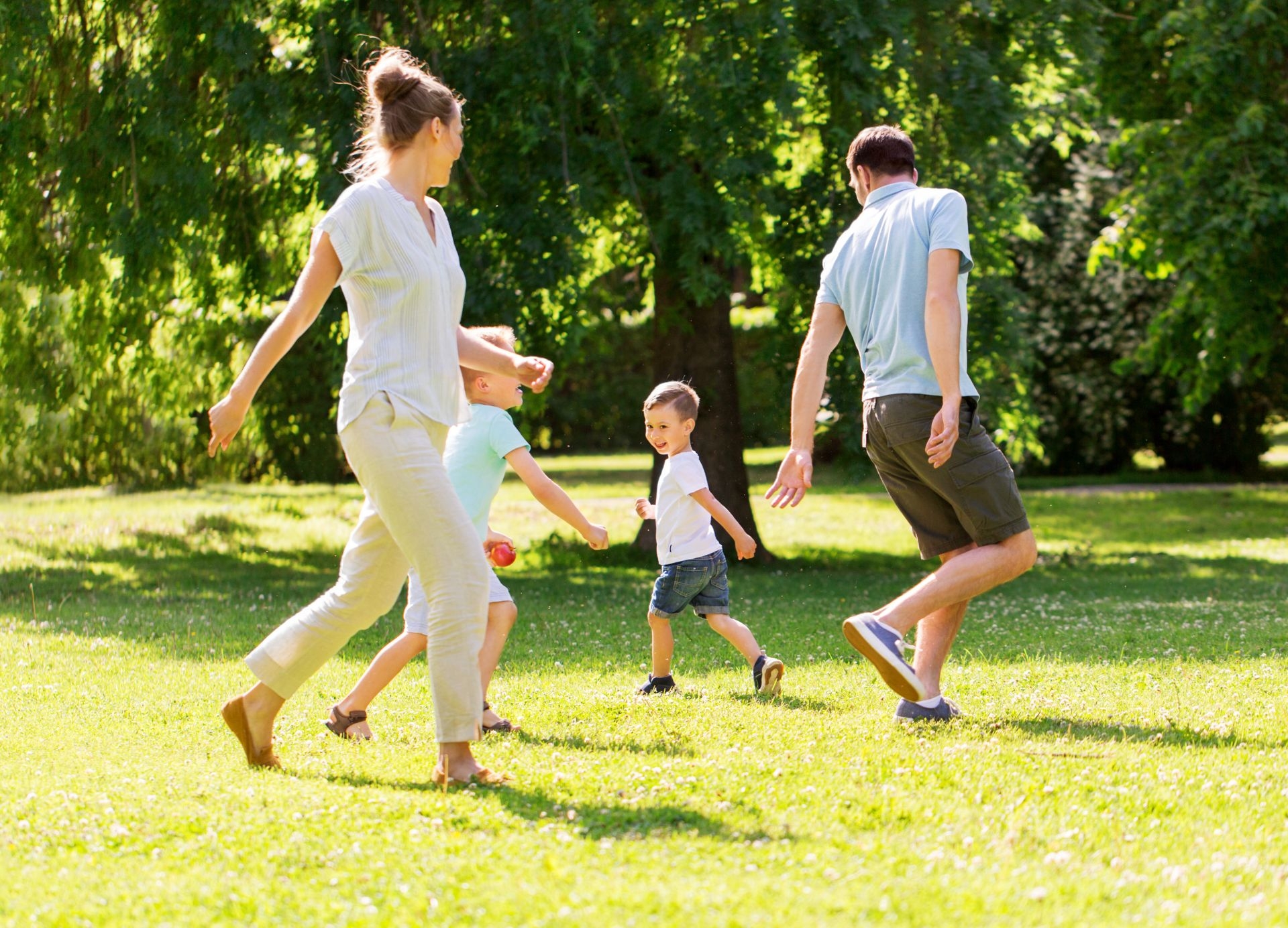 Family in Park